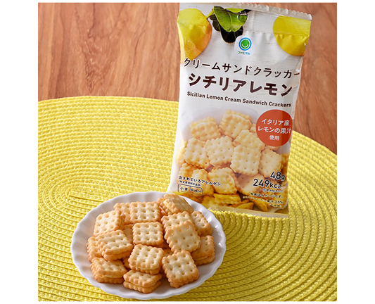 Family Mart Sicilian Lemon Cream Sandwich Crackers