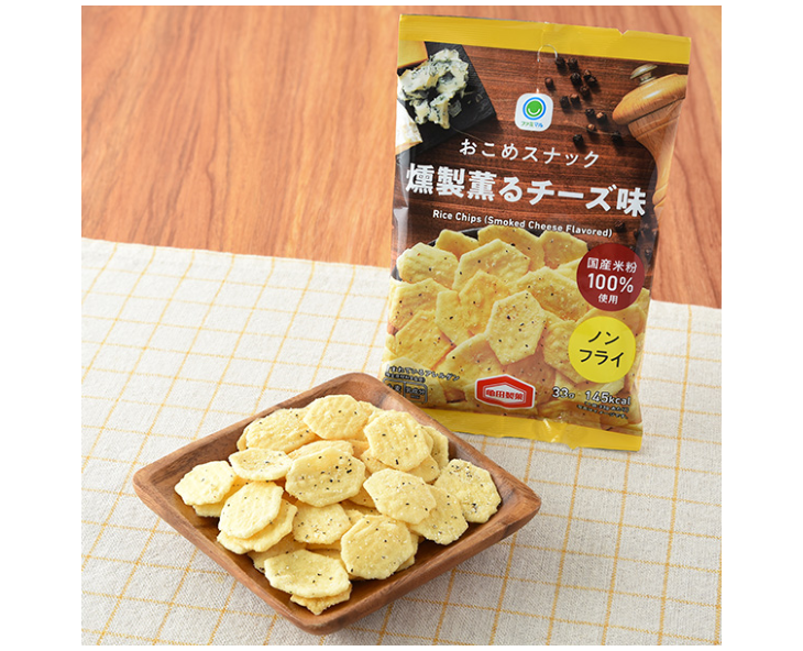 Family Mart Smoked Cheese Rice Chips (Non-Fried)