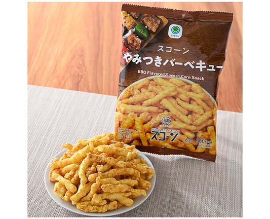 Family Mart Yamitsuki BBQ Corn Snack