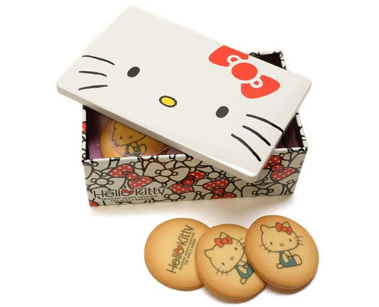 Hello Kitty Print Cookie Tin