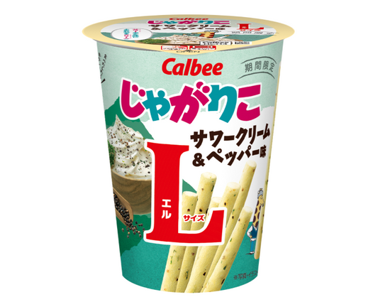Calbee Jagariko Sour Cream & Pepper Flavor