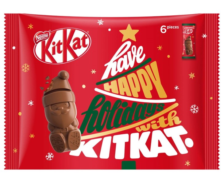 Christmas Santa Claus Kit Kats