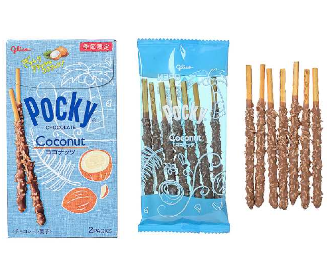 Pocky Coconut Chocolate Cookie Sticks